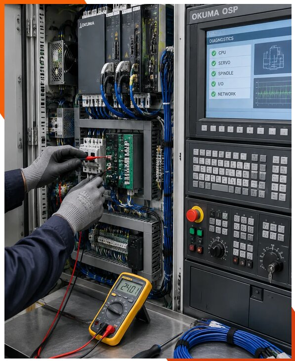 Ремонт систем ЧПУ Okuma OSP в Удомле